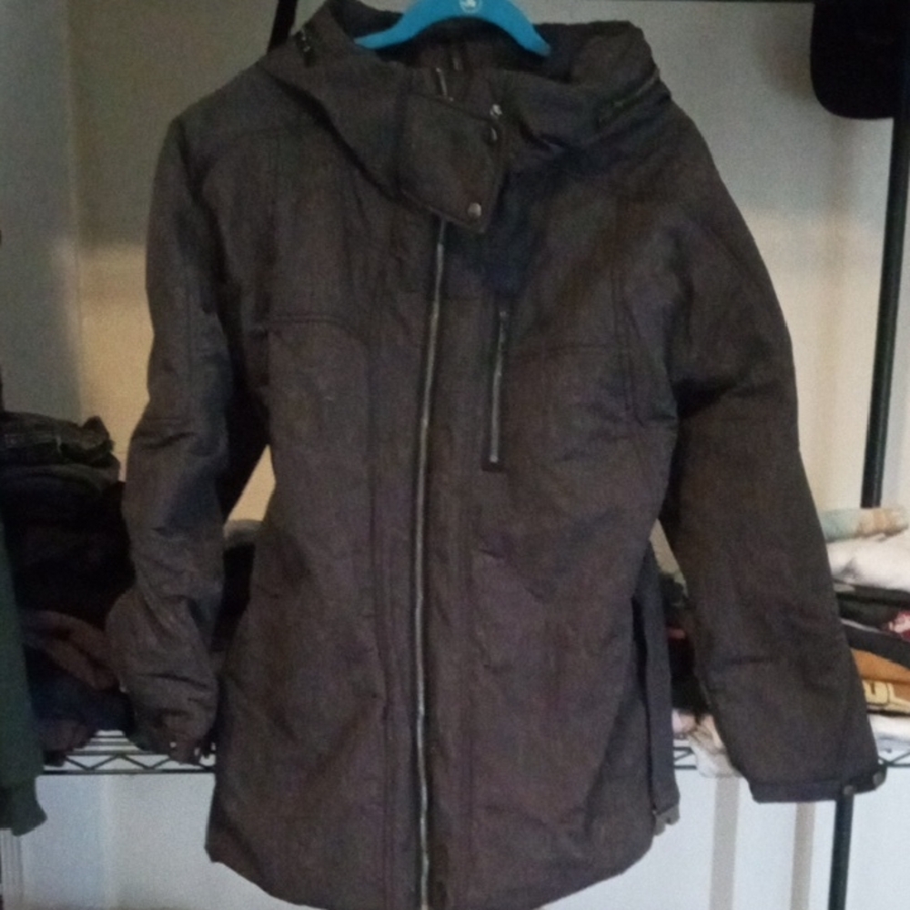 Women's FREE PEOPLE MOVEMENT Black Hooded Parka